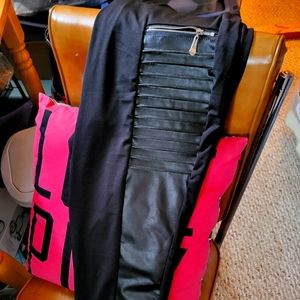 Polyester and Leather Pants!